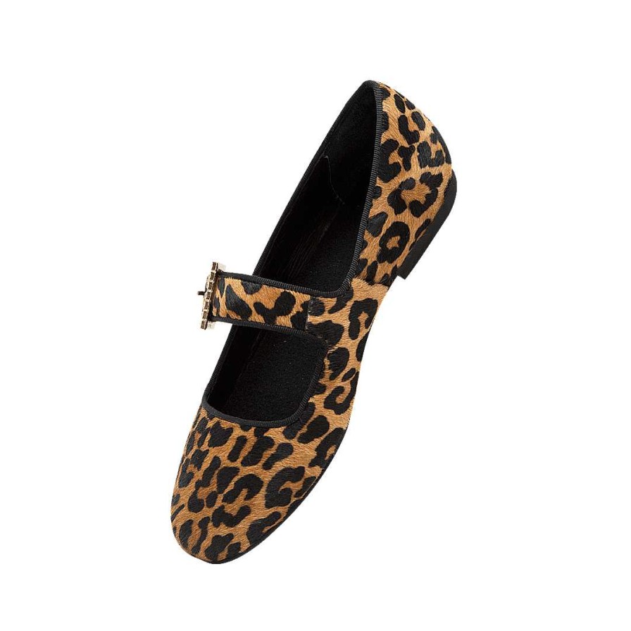 Zapatos Bon-Bonite | Baleta En Pelo Animal Print (El Acabado Del Fondo Es Natural Y Puede Variar Segun La Piel)