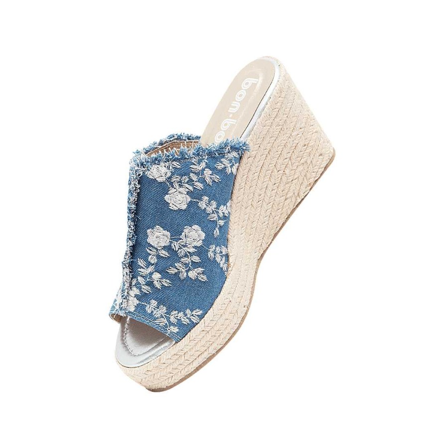 Zapatos Bon-Bonite | Espadrila En Textil Color Azul