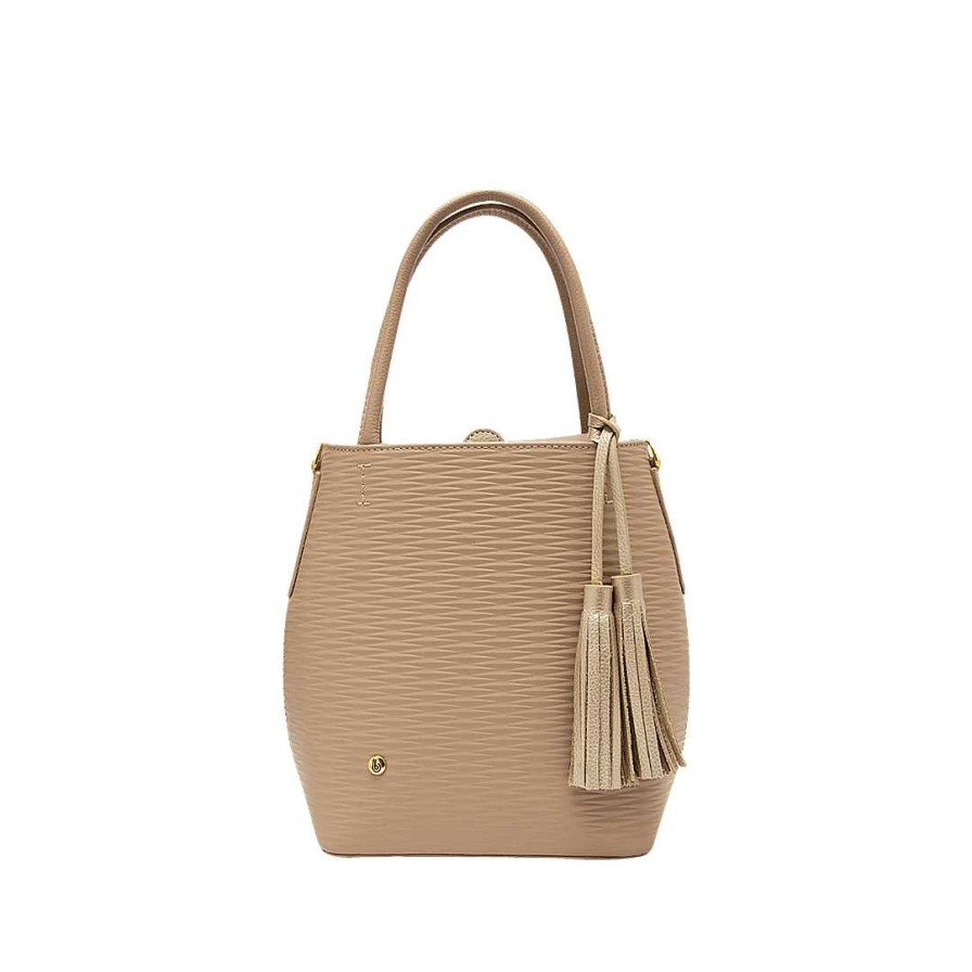 Bolsos Bon-Bonite | Cartera En Cuero Color Caramelo