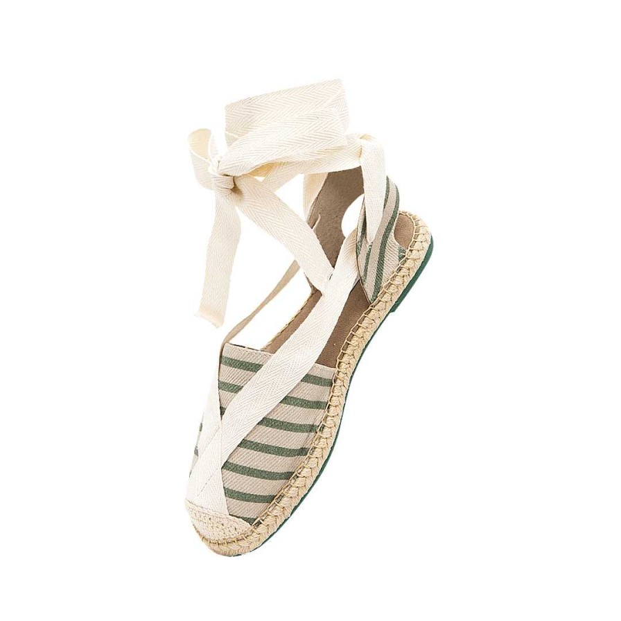 Zapatos Bon-Bonite | Alpargata En Textil Color Verde Sabila