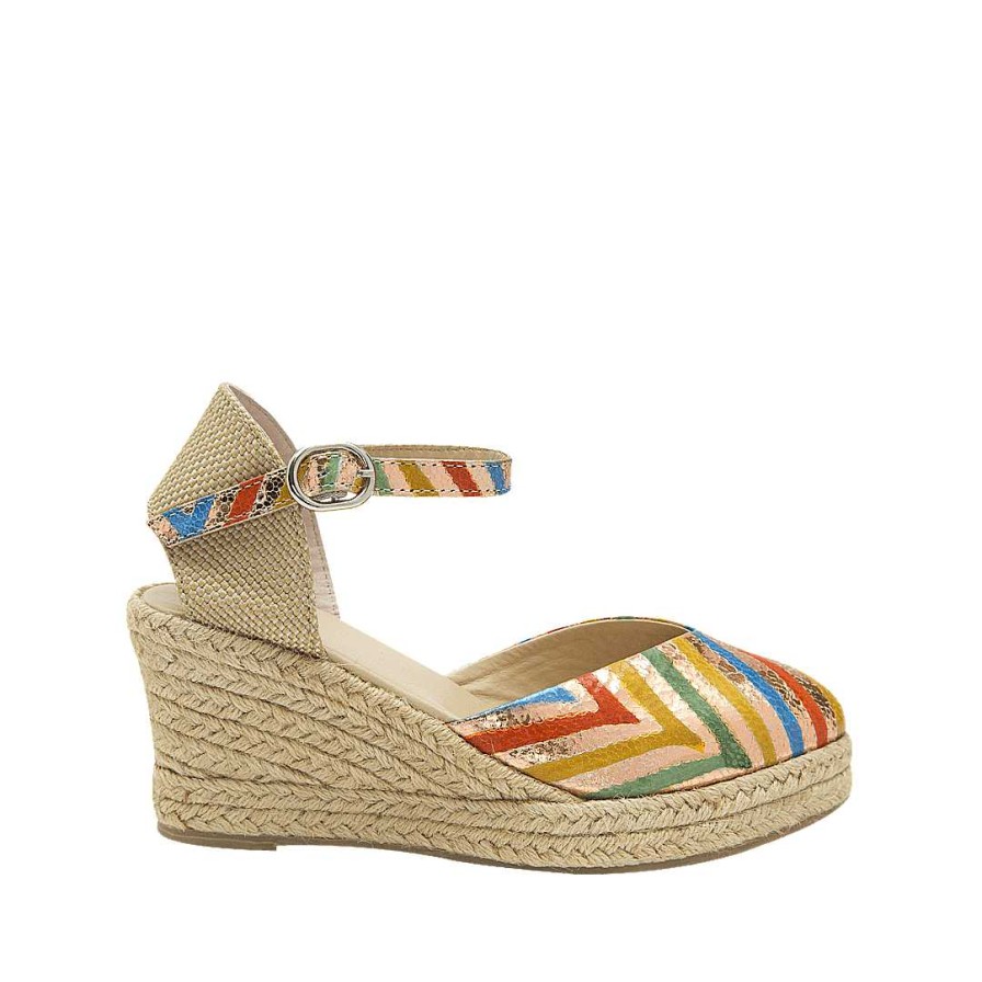 Zapatos Bon-Bonite | Espadrila En Cuero Multicolor (El Diseno Del Cuero Puede Variar Segun El Corte)