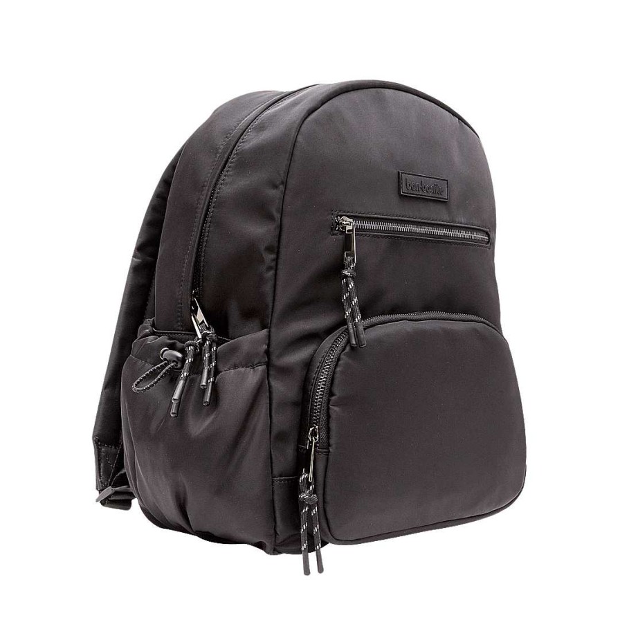 Bolsos Bon-Bonite | Morral En Textil Color Negro Onix