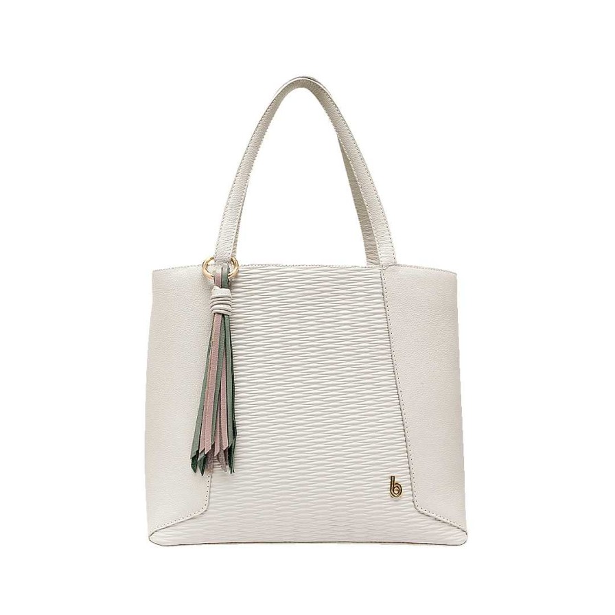 Bolsos Bon-Bonite | Cartera En Cuero Color Concha