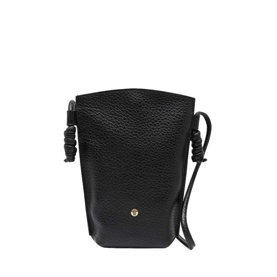 Bolsos Bon-Bonite | Manos Libres En Cuero Color Negro Onix