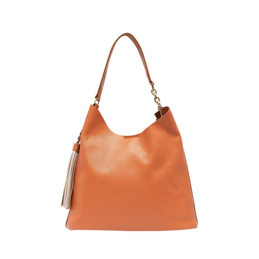 Bolsos Bon-Bonite | Cartera En Cuero Color Sandal