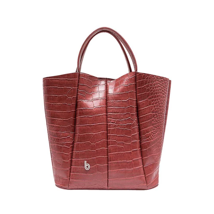 Bolsos Bon-Bonite | Cartera En Cuero Color Merlot