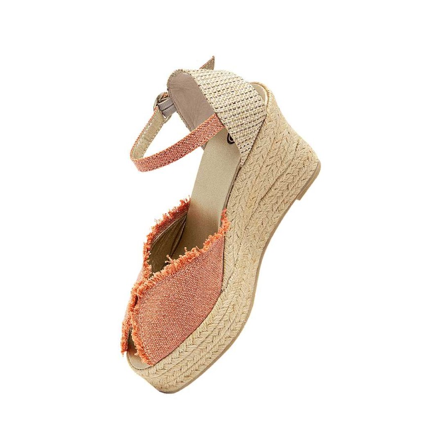 Zapatos Bon-Bonite | Espadrila En Cuero Color Sandal